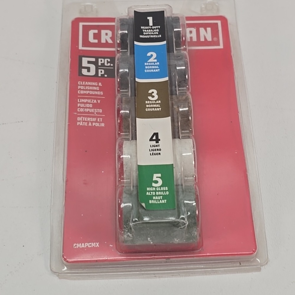 CRAFTSMAN 5-Piece Fiber Cleaning/Polishing Wheel‎ Accessory Kit